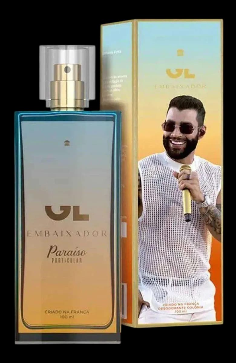 Perfume Gustavo Lima Embaixador Paraiso Particular 100ml