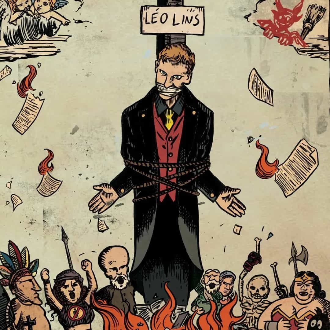 Léo Lins é um humorista e comediante de stand-up brasileiro, nascido no Rio de Janeiro em 3 de setembro de 1982. Conhecido por seu humor ácido e muitas vezes controverso, Léo iniciou sua carreira no stand-up em 2005. Ele foi um dos integrantes do pioneiro grupo de comédia em pé do Brasil, "Comédia em Pé", e tem uma forte presença em shows de mágica, onde começou a desenvolver seu estilo único de comédia.
Autor de livros como “Notas de um Comediante Stand-up”, Léo Lins também se destacou na televisão e no YouTube com seus especiais de comédia, que frequentemente abordam temas polêmicos, provocando debates sobre os limites do humor. Ele é conhecido por testar esses limites, o que às vezes resulta em controvérsias e ações judiciais, refletindo a natureza divisiva de seu trabalho na comédia.