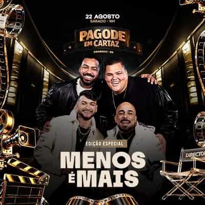 Menos é Mais se apresenta em Gramado, no bairro Centro, dia 22 de agosto de 2026, sábado às 16:00.
Roda de pagode com Menos é Mais em Gramado.
Endereço: Av. Borges de Medeiros, 4111 - Centro, Gramado - RS, 95670-000, Brasil.
Ingressos disponíveis pelo baladapp.
Classificação ...