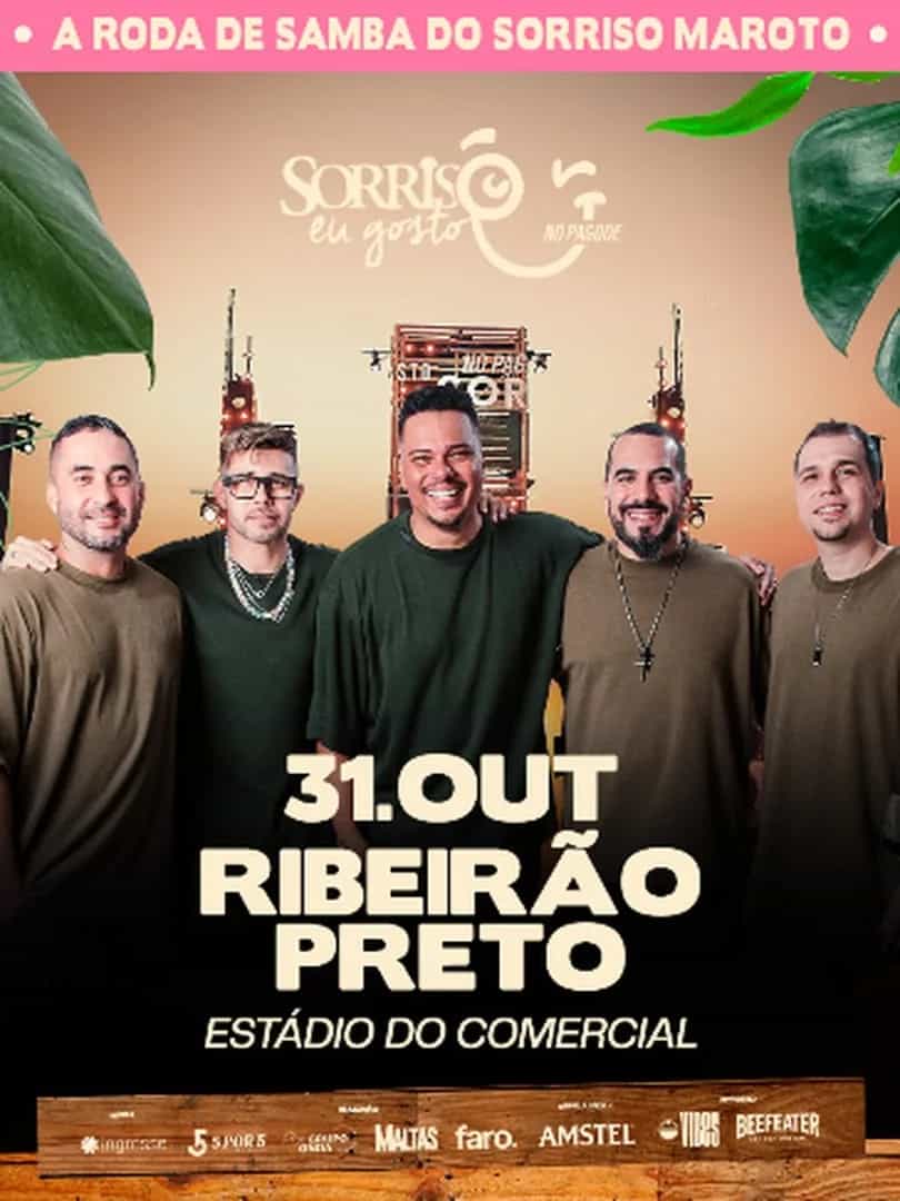 Sorriso Maroto (Pagode) no Estádio Doutor Francisco de Palma Travassos-Comercial F.C —