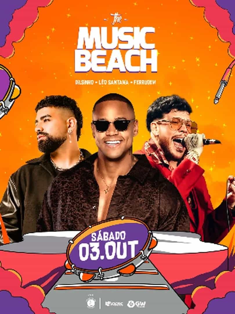 Dilsinho se apresenta no Unitri - Centro Universitário do Triângulo, em Uberlândia, no bairro Jardim Sul, dia 3 de outubro de 2026, sábado às 14:00.
The Music Beach — 10ª.
Roda de pagode com Dilsinho em Uberlândia.
Endereço: Av. Nicomedes Alves dos Santos, 4545 - Jardim Sul, U...
