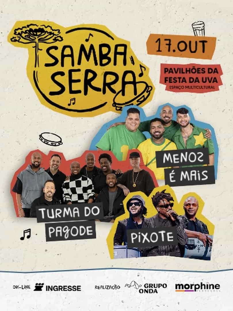 Turma do Pagode no Parque de Eventos Mário Bernardino Ramos — Caxias do Sul