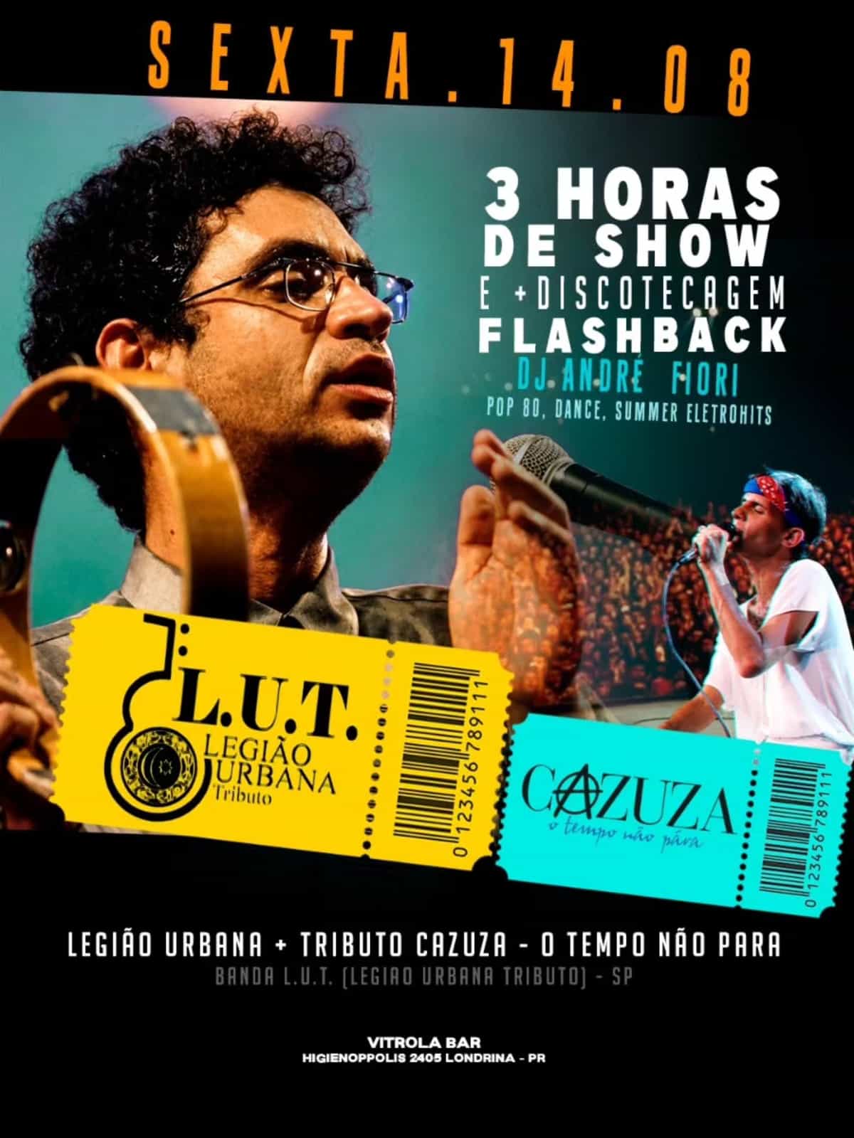 Noite de Clássicos do Rock Nacional — Rock — Londrina