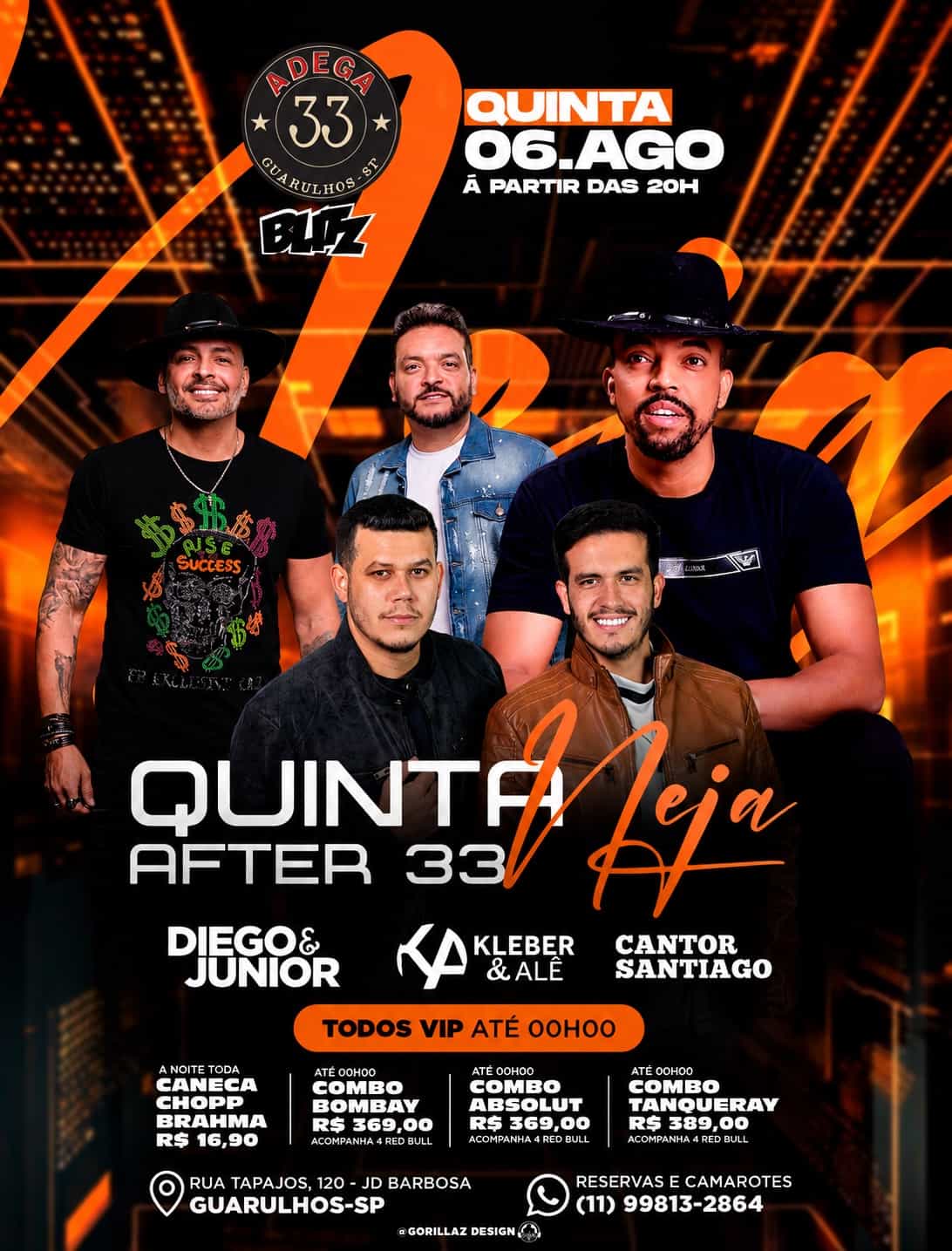 Show com Cantor Santiago — Brasilidades