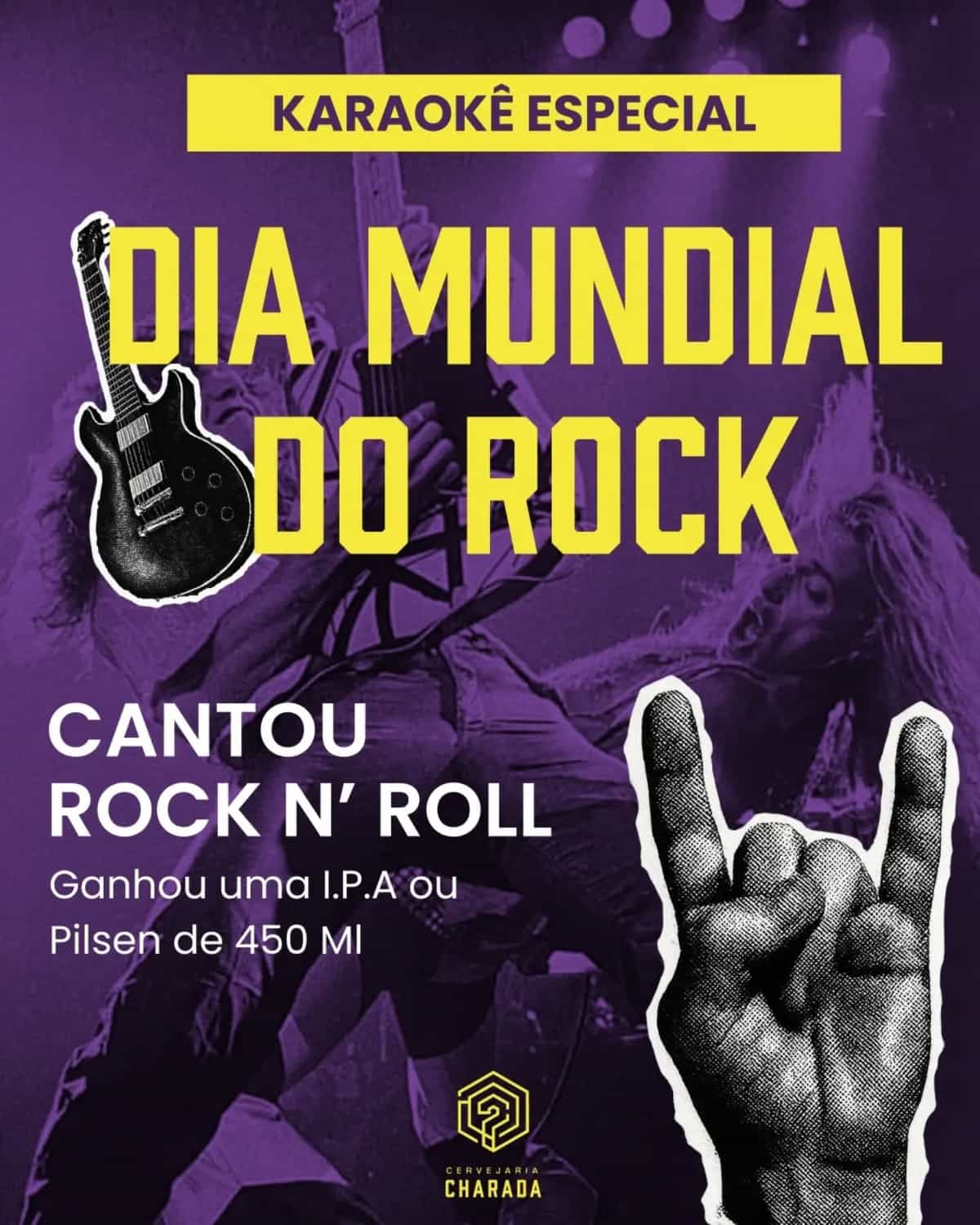 Dia Mundial do Rock - Karaokê — Karaokê