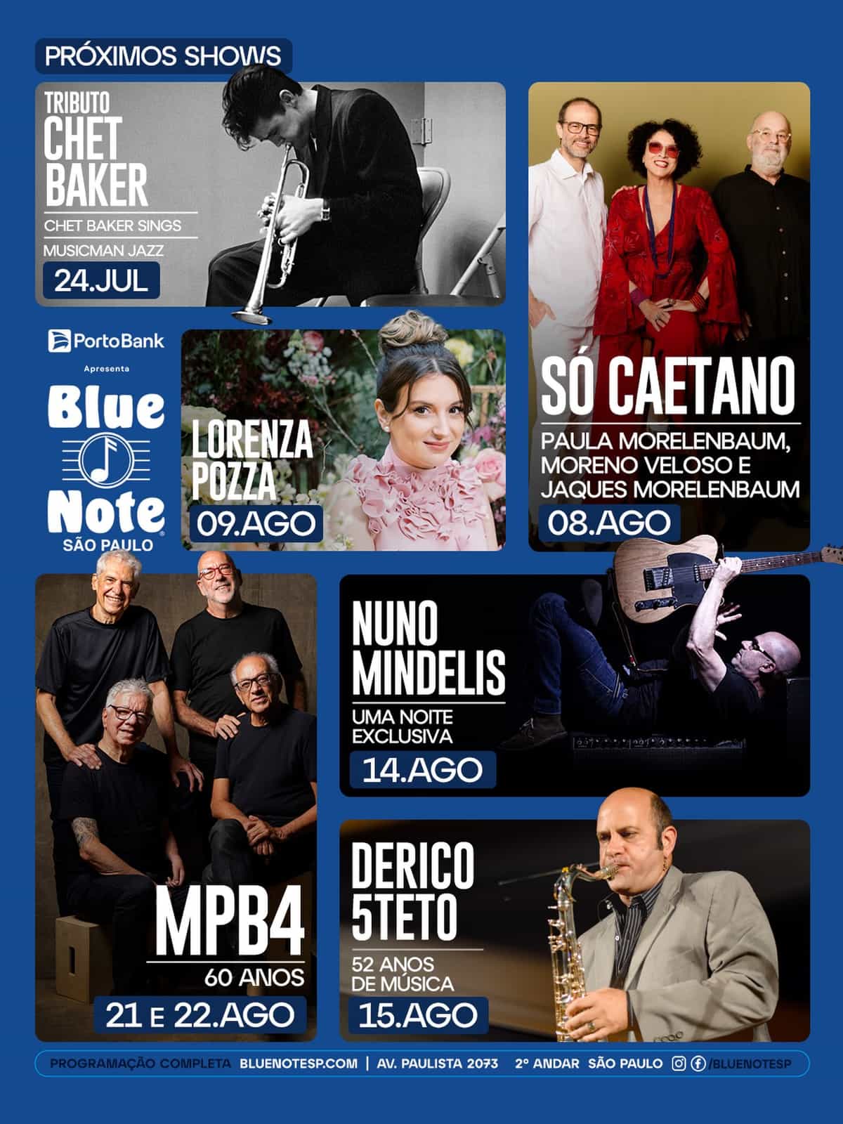 Programação de Shows — MPB — São Paulo