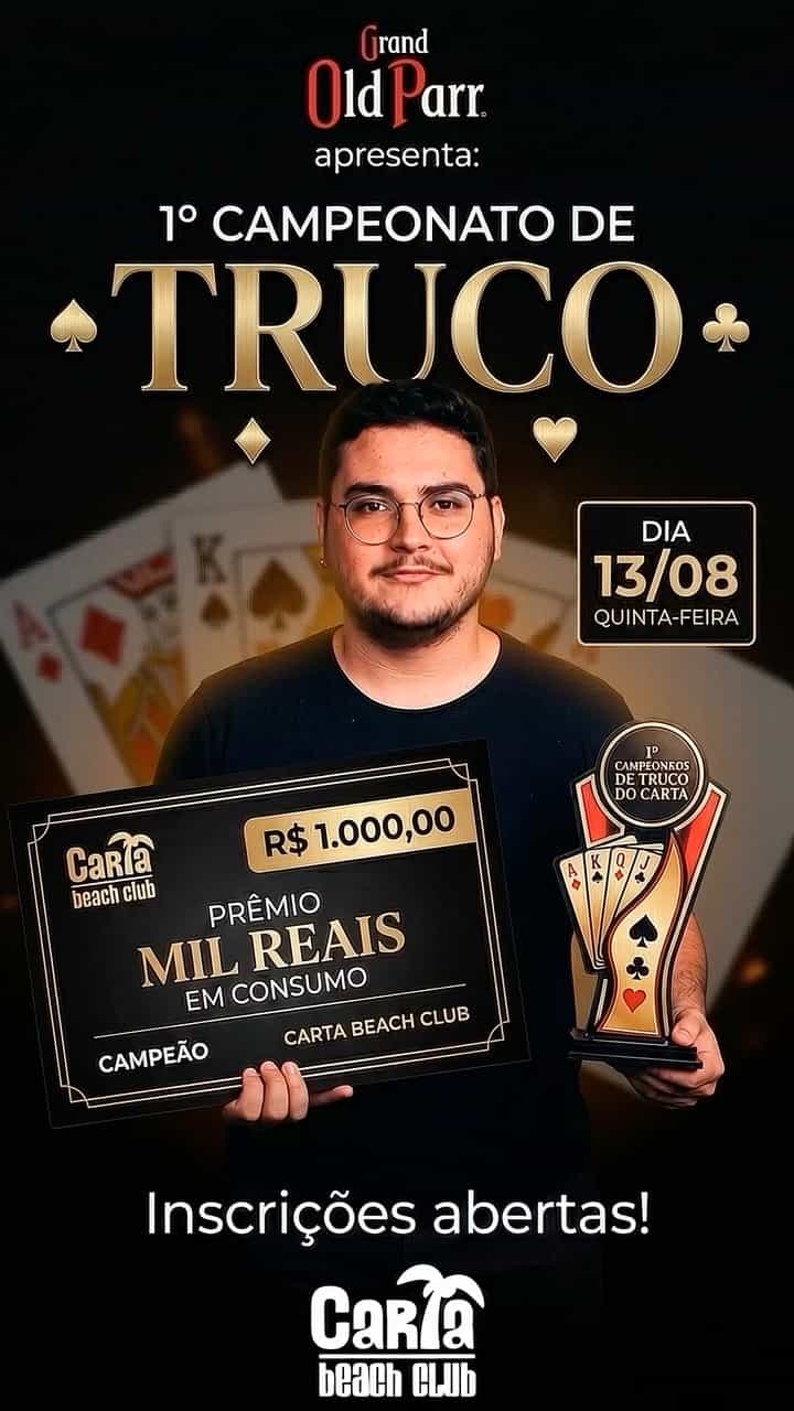 1º Campeonato de Truco do Carta — Evento Cultural — Londrina