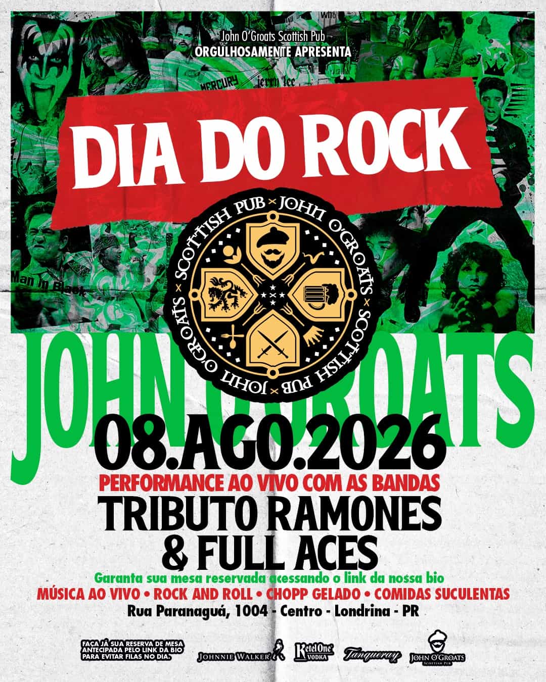 Dia do Rock com Tributo Ramones — Rock — Londrina