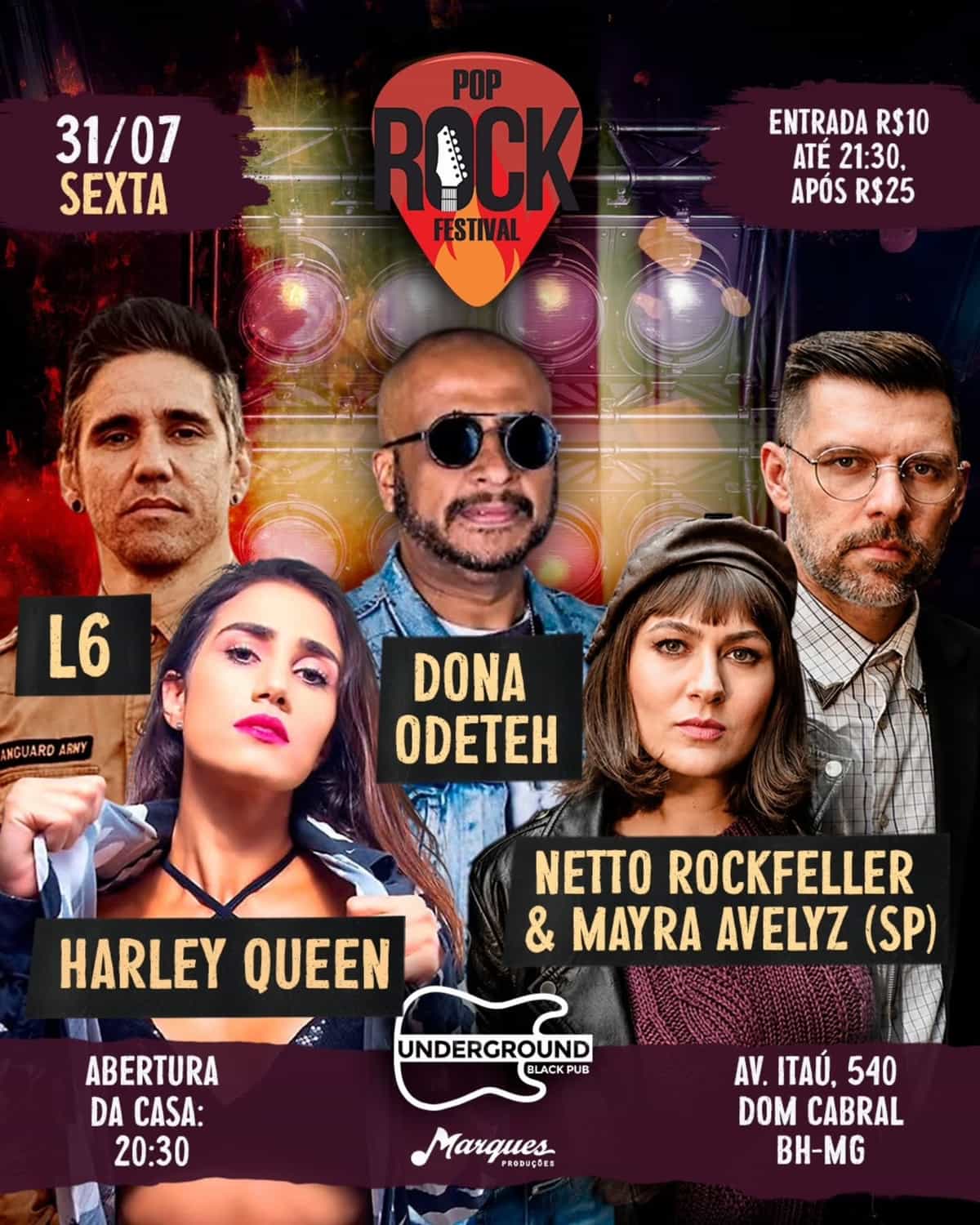 Rock festival na underground com Mayra Avelyz — Rock — Belo Horizonte