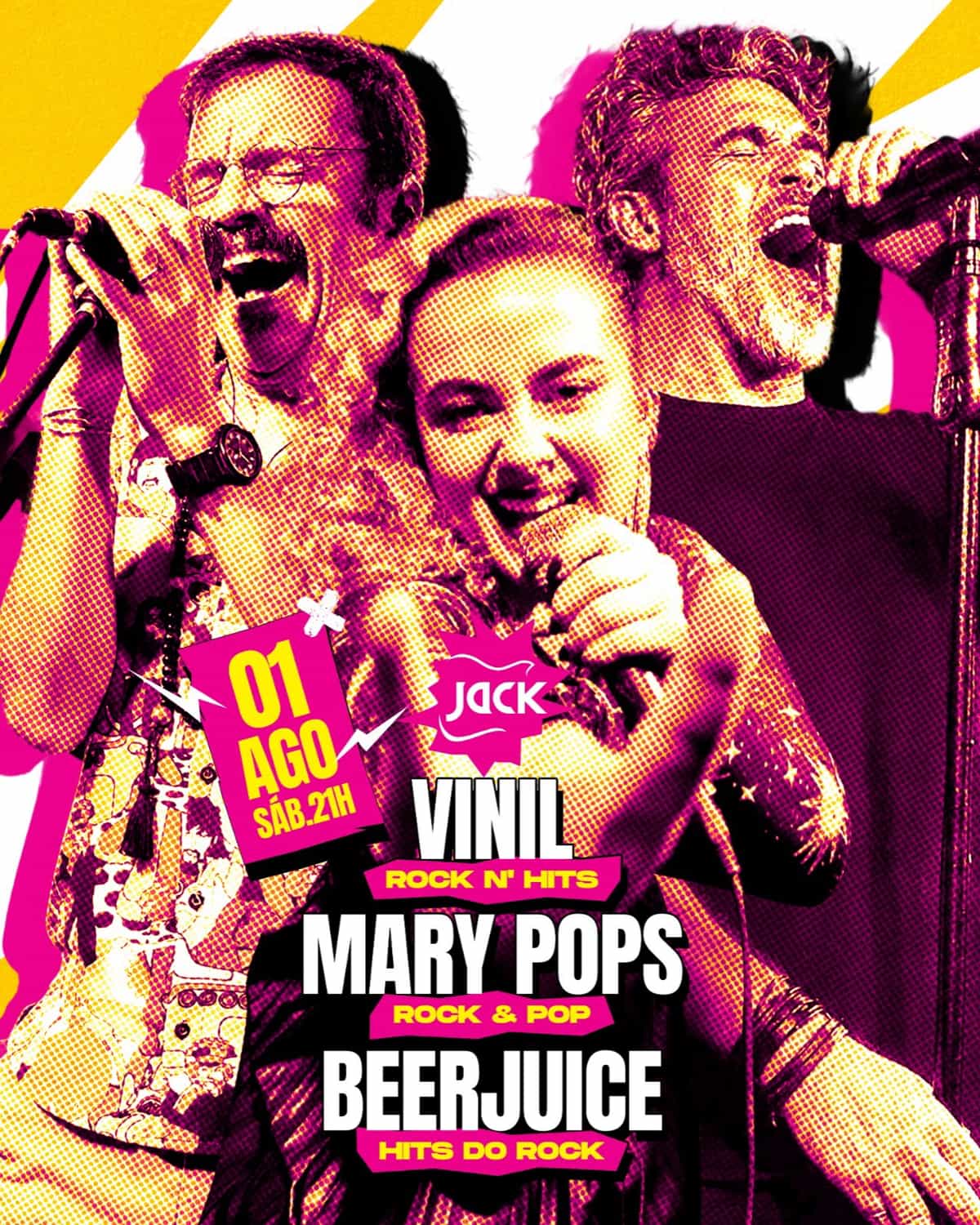 show ao vivo com banda Vinil — Rock — Belo Horizonte