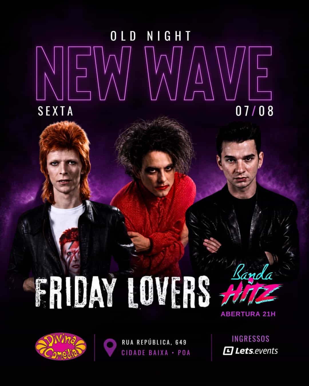 OLD NIGHT: NEW WAVE — Rock — Porto Alegre